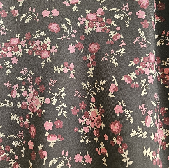 Vintage Old Navy Brown Floral Skirt - Picture 5 of 6